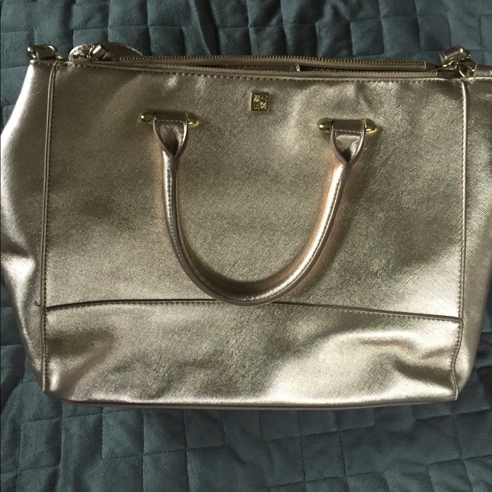 Rose Gold Kate Landry tote